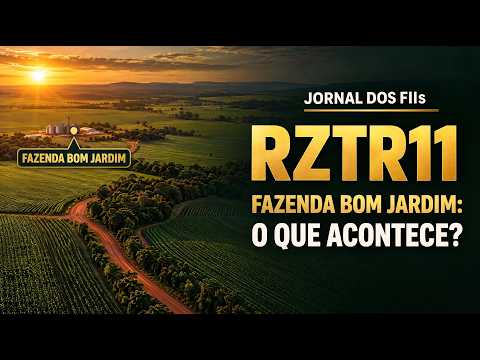 📢 RZTR11: O QUE MUDA APÓS O COMUNICADO SOBRE A FAZENDA BOM JARDIM?