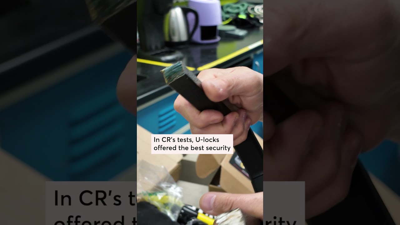 Can your bike lock stand up to CR's grinder test? | Consumer Reports 🚲 🔒