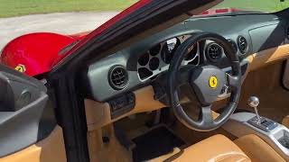 2002 Ferrari 360 Spider Six-Speed Spider Interior