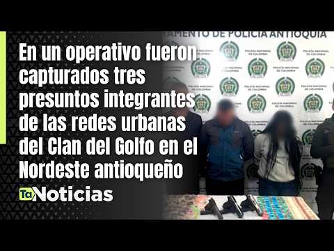 Capturan a tres presuntos integrantes del Clan del Golfo en Santo Domingo - Teleantioquia Noticias