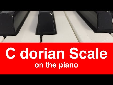 C Dorian Scale Piano Tutorial✨