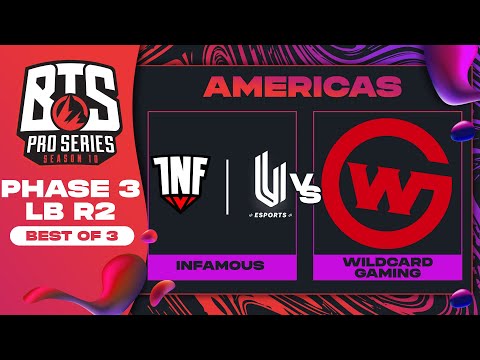 Infamous vs Wildcard Game 1 - BTS Pro Series 10 AM: Phase 3 w/ KMart & ET