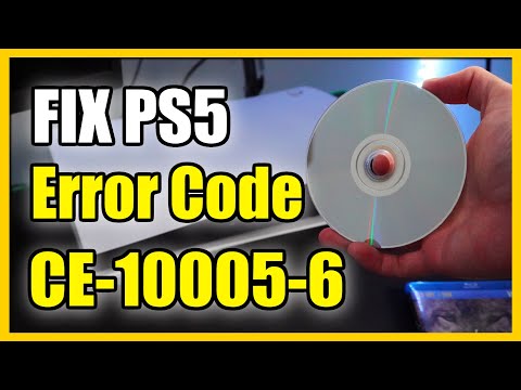 How to Fix PS5 Error Code CE-10005-6 Problem Reading Disc (Fast Tutorial)
