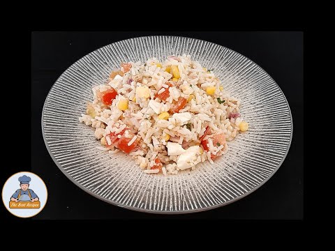 Salade de riz au thon, tomates et maïs : Recette originale !
