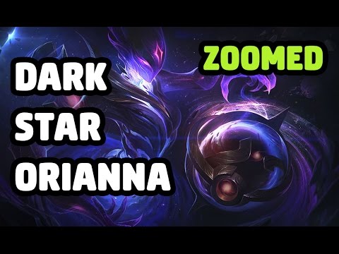 DARK STAR ORIANNA SKIN ZOOMED SPOTLIGHT - LEAGUE OF LEGENDS