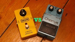 Video thumbnail for MXR MICRO CHORUS VS BOSS CE-2 CHORUS by KRAZEEIZATION