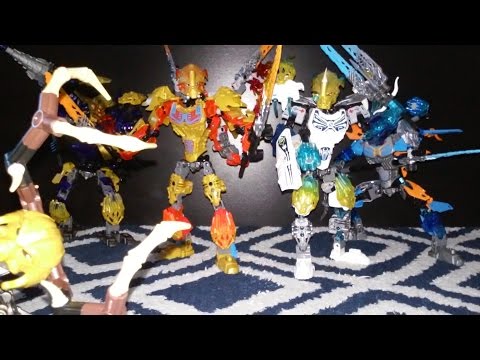 Lego Set Review: Bionicle Winter 2016 Unity Forms (Combiners) Overview
