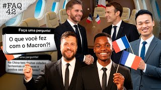 #FAQ #42 | COMO É VIAJAR COM O PRESIDENTE DA FRANÇA MACRON? | #3CONTINENTES