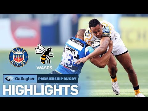 Bath v Wasps - HIGHLIGHTS | Tough Game at The Rec! | Gallagher Premiership 2021/22
