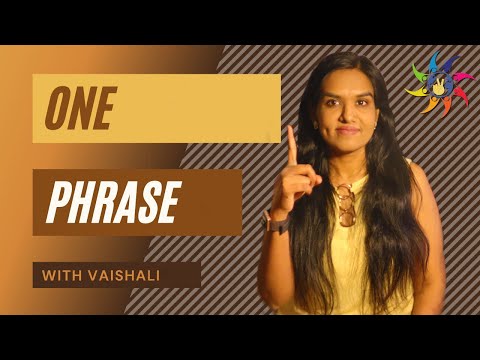 Vlog 31 One Phrase with Vaishali #phrases #idioms #english #language #fun #learning