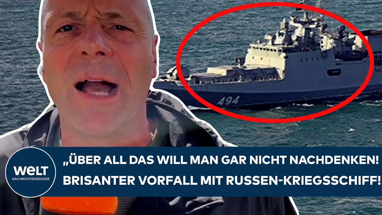 ÄRMELKANAL: "Über all das will man gar nicht nachdenken!" Brisanter Vorfall mit Russen-Kriegsschiff!