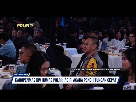 KAROPENMAS HADIRI ACARA QUICK COUNT