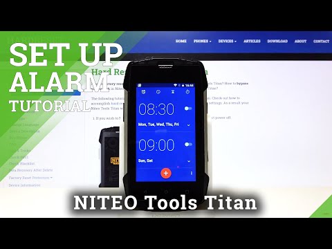 Set Up and Use Alarm Clock App - Niteo Tools Titan