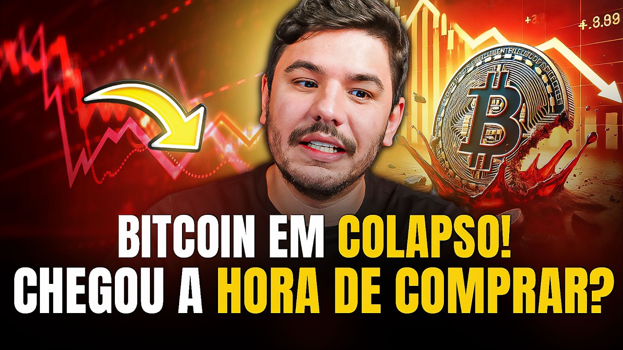 🚨 BITCOIN EM QUEDA LIVRE, E AGORA? VALE A PENA COMPRAR HOJE?