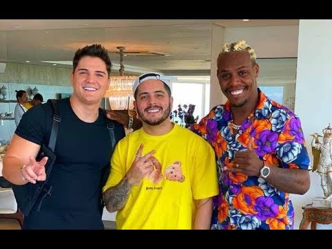 Matheuzinho grava clipe com Eric Land e MC Kekel