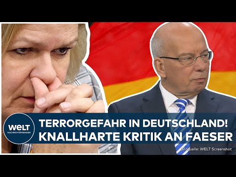 DEUTSCHLAND: Akute Terror-Gefahr! "Faeser macht genau das Gegenteil, von dem, was sie tun soll!"
