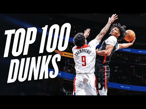 The Top 100 Dunks of the 2024-25 NBA Regular Season