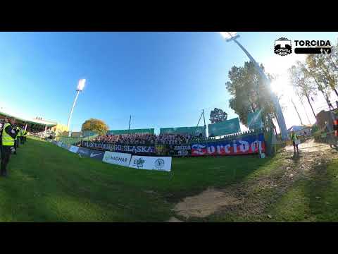 Doping z wyjazdowego meczu Warta Poznań - Górnik Zabrze 23.10.2022