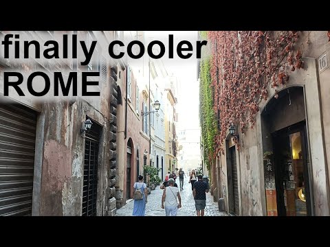 Stroll Through Rome's Charming Streets | A Cool Autumn Walking Tour