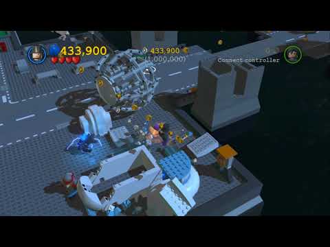 LEGO Batman 2 - LEGO Gotham City 1,000,000 Stud Challenge & Gold Brick