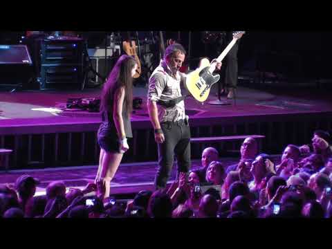 Bruce Springsteen "Treat Her Right (Roy Head)" + Onstage Dancer 5/13/14(8) & E Street Band Albany,NY