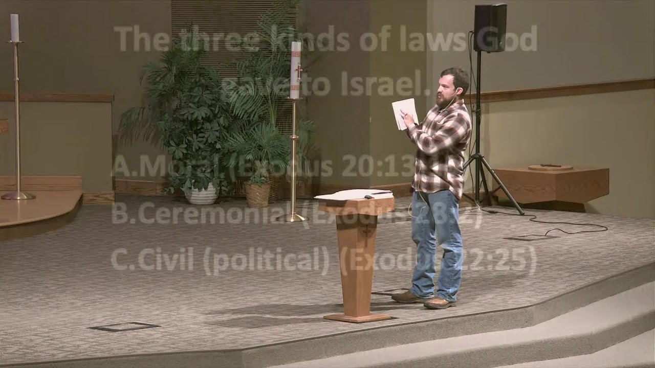 9-29-21 Confirmation Lesson - The Ten Commandments