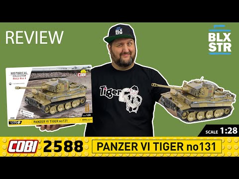 PANZER VI TIGER no131 | COBI-2588 ▶️ Unboxing, Speed Build, & Review