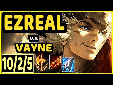 TOASTER (EZREAL) vs VAYNE - 10/2/5 KDA BOTTOM ADC GAMEPLAY - EUW Ranked MASTER