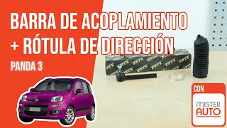 Youtube thumbnail of video "Cómo cambiar la barra de acoplamiento y la rótula de dirección Panda 3 🚗"
