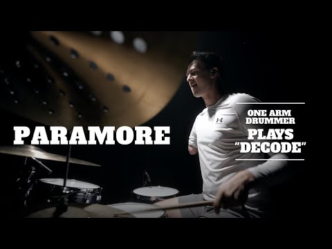 One Arm Drummer Plays Paramore "Decode" - Jack Thomas