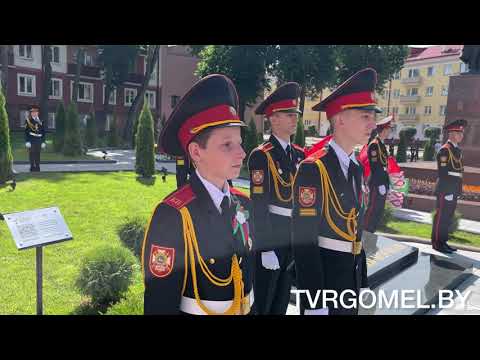 В Гомеле на площади Труда состоялся торжественный митинг, посвящённый Дню Независимости Республики Беларусь видео