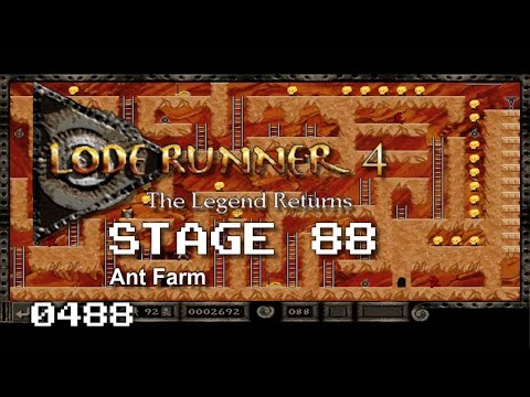 Lode Runner 4 - Stage 88 - Ant Farm [0488]