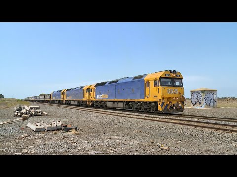 Pacific National 7731V Grain Train Arrives At Gheringhap (12/12/2023) - PoathTV Australian Railways