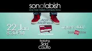 Son Of Abish feat. Sidd Coutto - 22nd Jan, 8:30pm