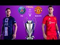 PSG Vs Manchester United | Final Champions League 2022/23 | Zidane to Man Utd | Penalty Shootout PES