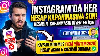 Instagram'da Her Açtığınız Hesap Kapatılıyor Mu? Çözümü Bu Videoda Yen