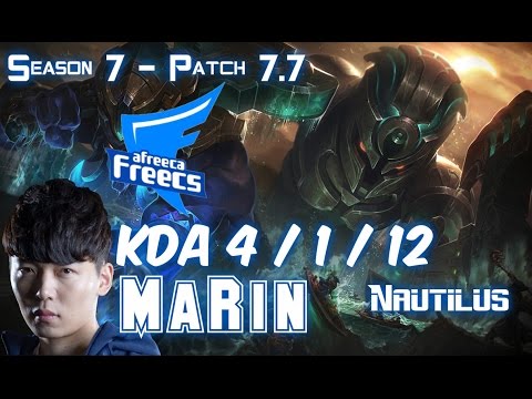 AFs MaRin NAUTILUS vs MAOKAI Top - Patch 7.7 KR Ranked