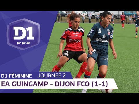 J2 : EA Guingamp -  Dijon FCO (1-1) / D1 Féminine
