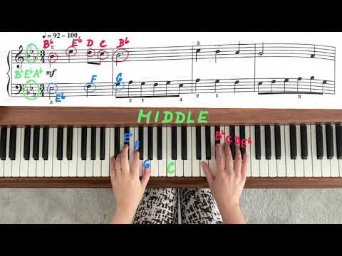 Menuet in E flat Major by Johann Mattheson. RCM 3 - Piano Repertoire