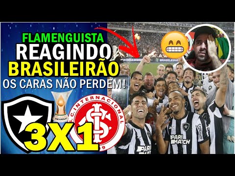 REACT BOTAFOGO 3X1 INTERNACIONAL pelo BRASILEIRÃO 2023 | GOLS | MELHORES MOMENTOS