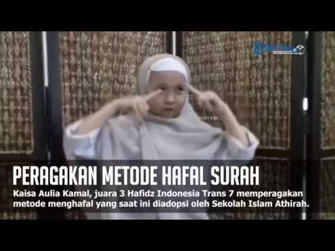 Bocah Kaisa Peragakan Metode Hafal Surah
