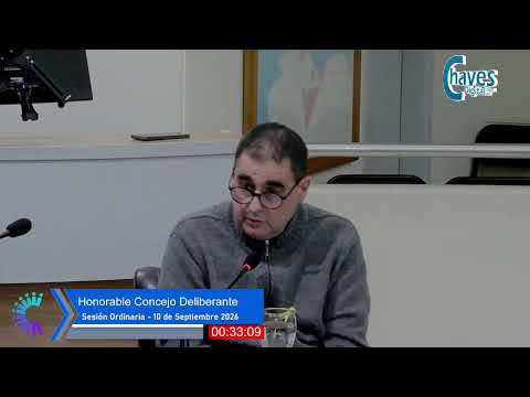 Emisión en directo de Honorable Concejo Deliberante Gonzales Chaves