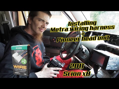 Install Pioneer Head Unit with Metra Wiring Harness | 2011 Scion xB