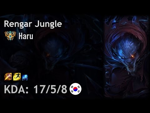 Rengar Jungle vs Elise - Haru - KR Challenger Patch 6.24