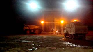 preview picture of video 'Evening at Maihar Cement Factory Madhaya pradesh India'