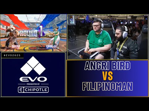 SF6 EVO 2025 - Pools: AngryBird (Akuma) vs Filipino Man (Chun-Li)