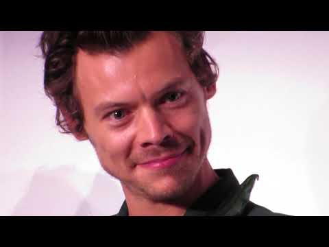 Harry's reaction to catching a plane at My Policeman premiere TIFF - Toronto
