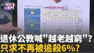 物價漲8％...退休公教喊