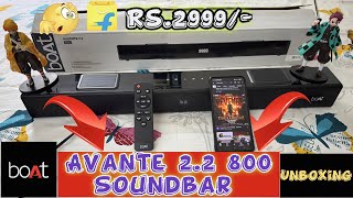 boAt Aavante 2.2 800 80w Soundbar Unboxing 🔥 | Sound Test | Best Budget Soundbar?