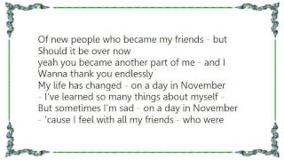 Bro&#39;Sis - A Day in November Lyrics